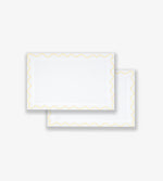 Wavy Edge Placemat – Yellow (Set of 2)