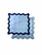 Blue Scalloped Placies