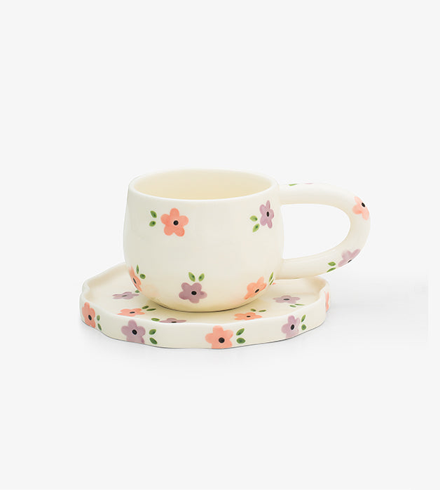 Bloom Mug and Saucer