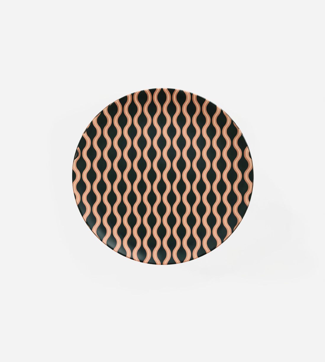 Emerald Wave Dessert Plates - set of 6