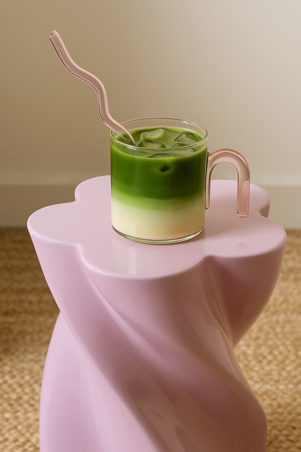U-handle mug - Pink