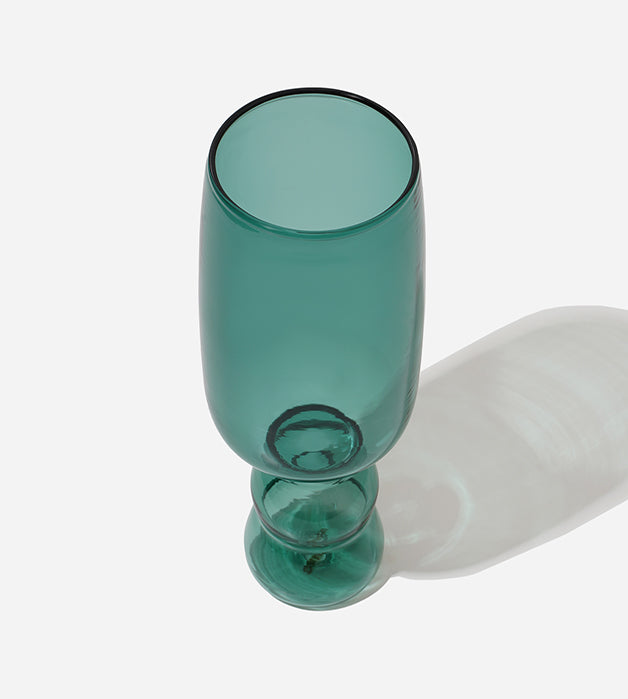 Twirl glass - Green